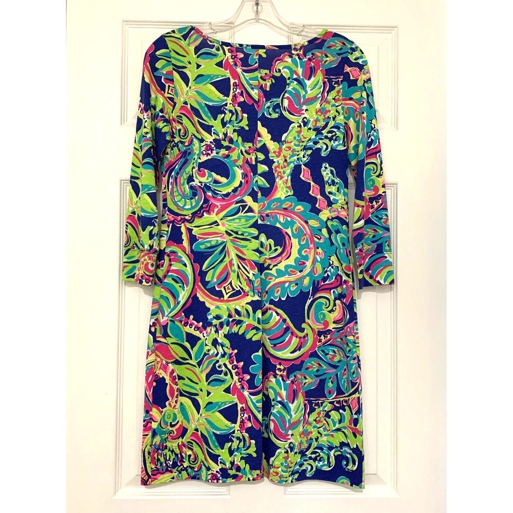Lilly Pulitzer Marlowe Tee T-Shirt Shift Dress Toucan Play sz XXS 00 0 - Picture 3 of 8